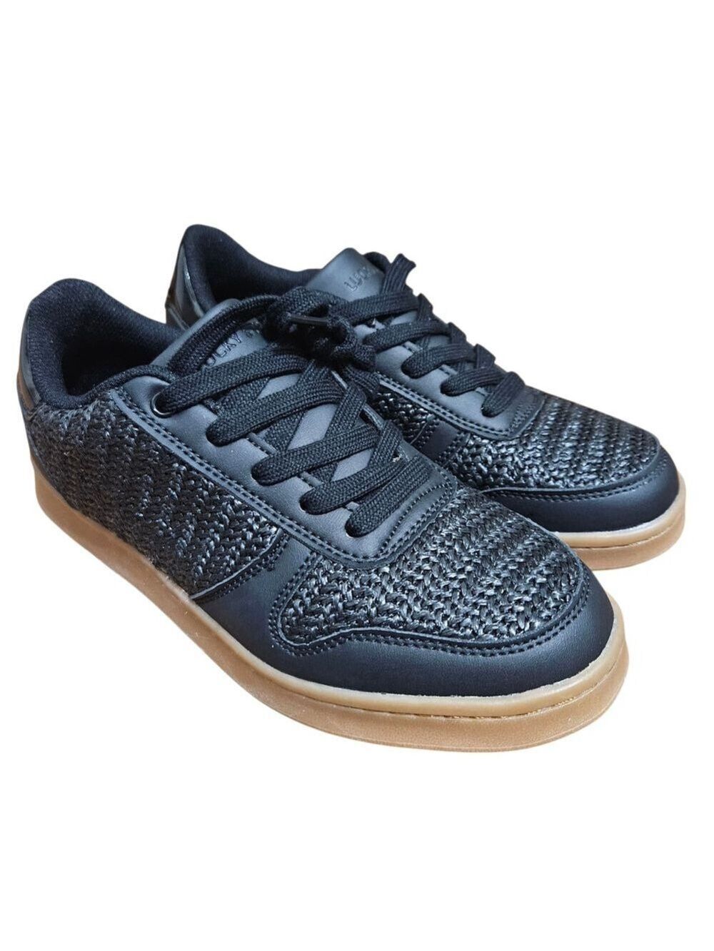 Lucky Step Black Women's Sneakers Sz 8 Anti Slip Air Cooled